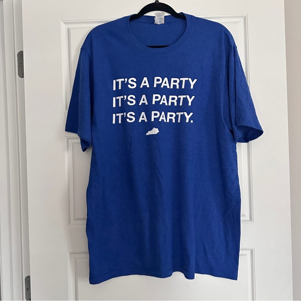 It’s A Party! Kentucky blue tshirt - Picture 1 of 2